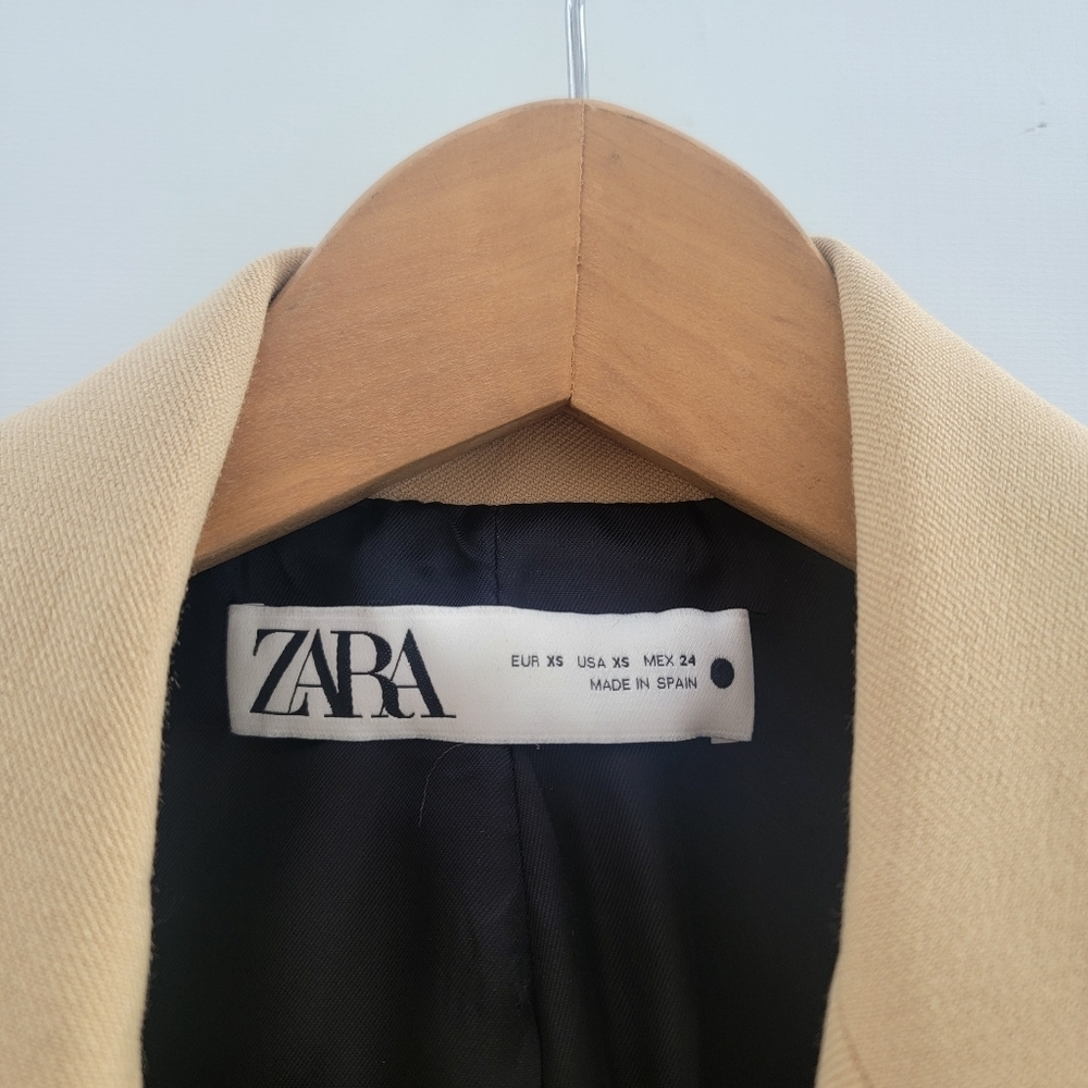 Zara Menswear Inspired Tailored Single Button Blazer Size XS Minimalist Academia - Picture 7 of 15
